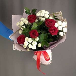 Букет из разных цветов Летняя свежесть